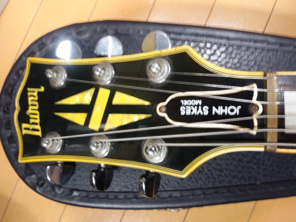 送料無料 Burny バーニー John sykes ジョンサイクスモデル レスポール