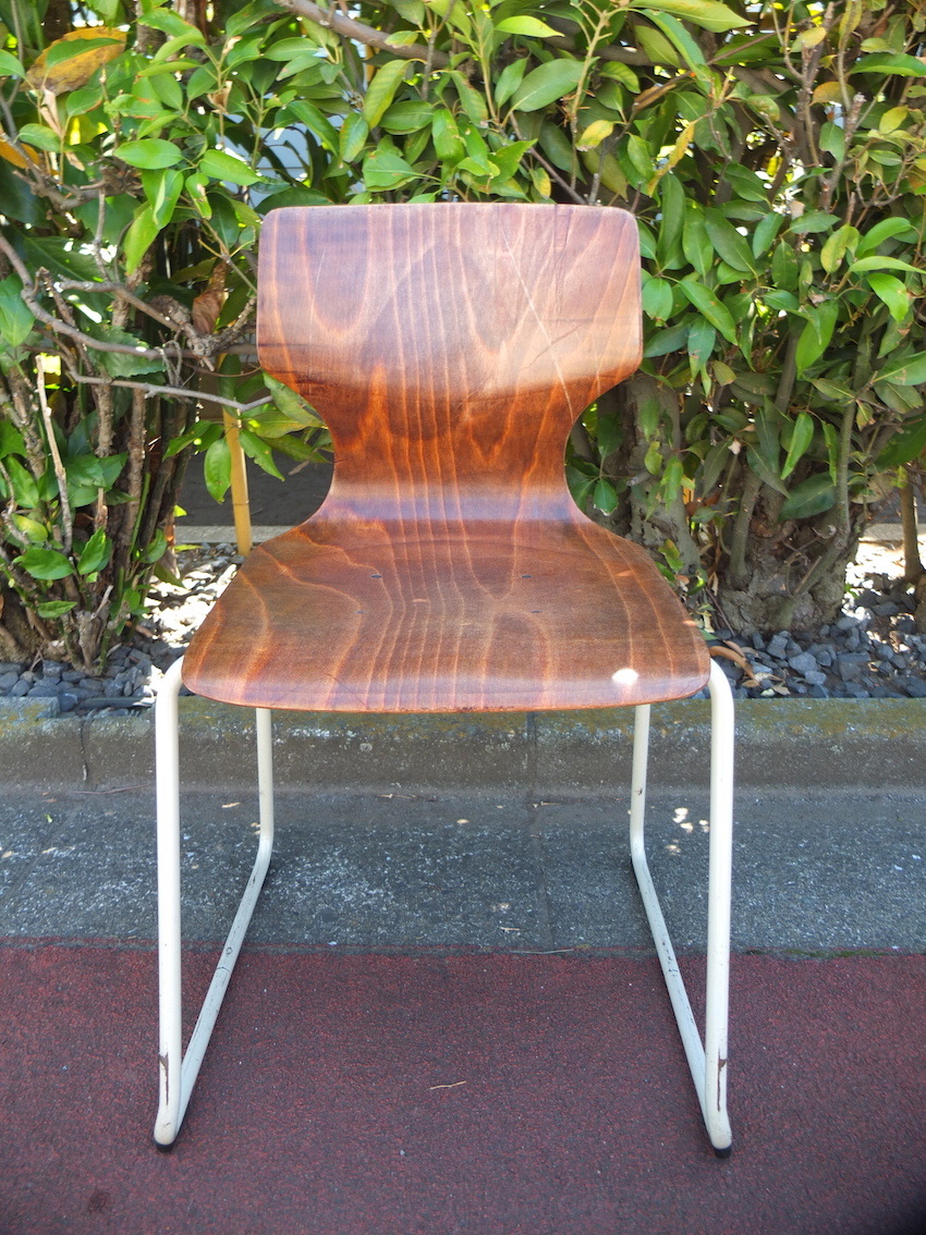 ④ Vintage pagwood pagholz ドイツ製 AICHIチェア ④ Vintage pagwood