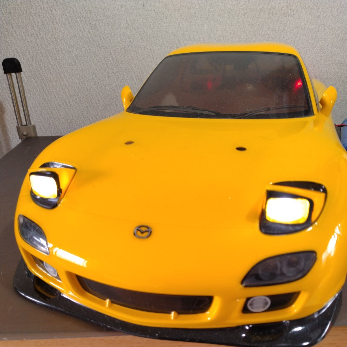 送料無料] タミヤ 1/10 RX-7 アンフィニ FD3S ラジコン ボディ 中古
