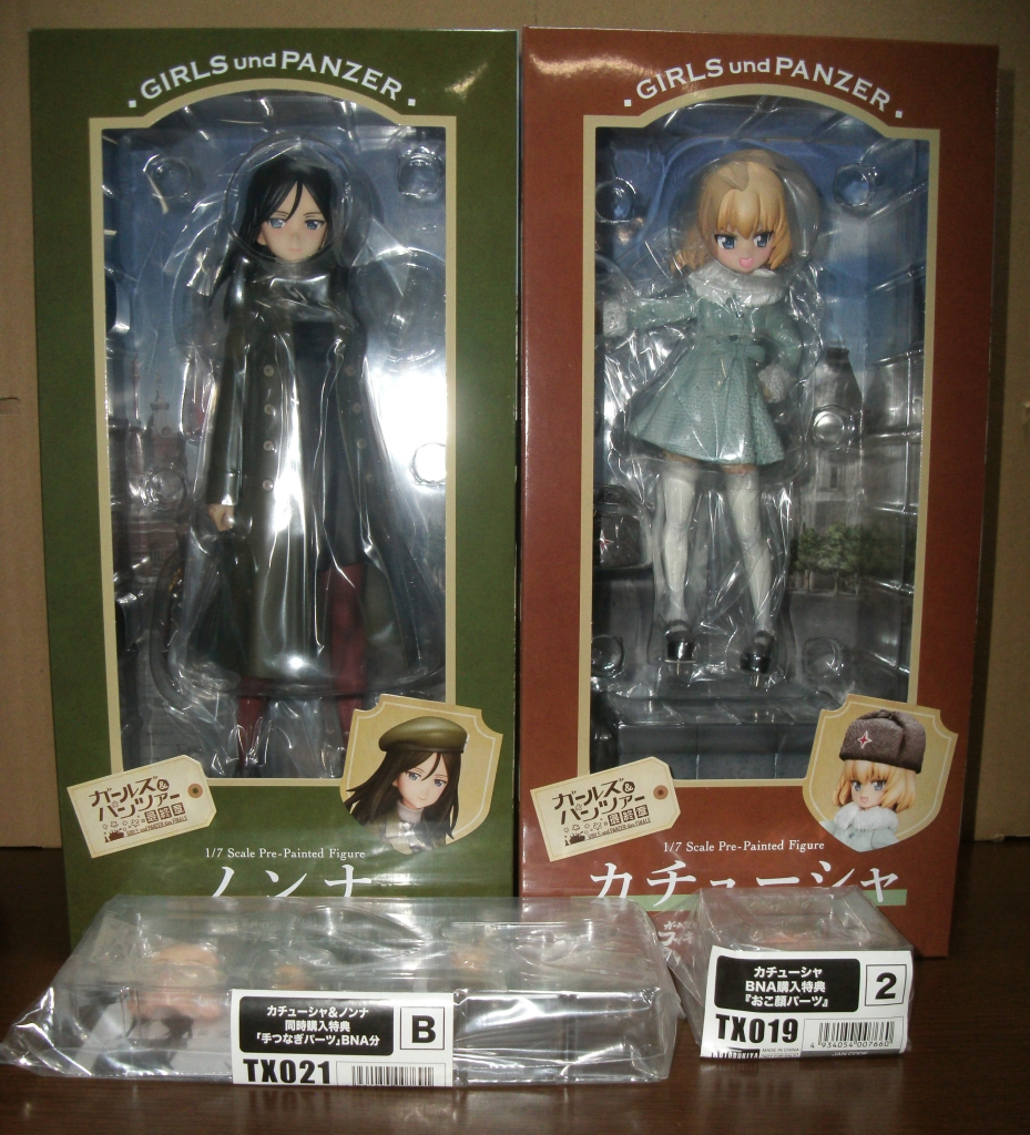 コトブキヤ・ガールズ＆パンツアー最終章・1／7ノンナ＆カチューシャ