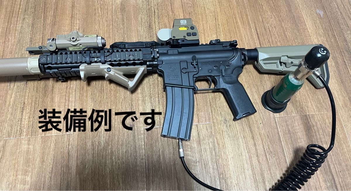 M4マガジンアダプターと外部ソース化マルイ純正MWSマガジンと