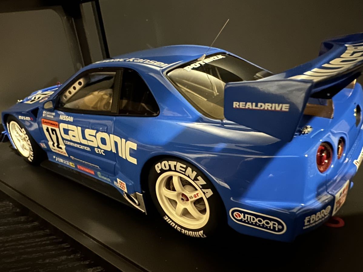 Yahoo!オークション - [絶版品] 1/18 AUTOart R34 Nissan Skyline GT-R