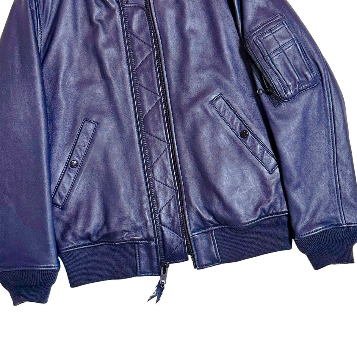 極美品】 Schott ショット MA-1 レザージャケット フライトジャケット