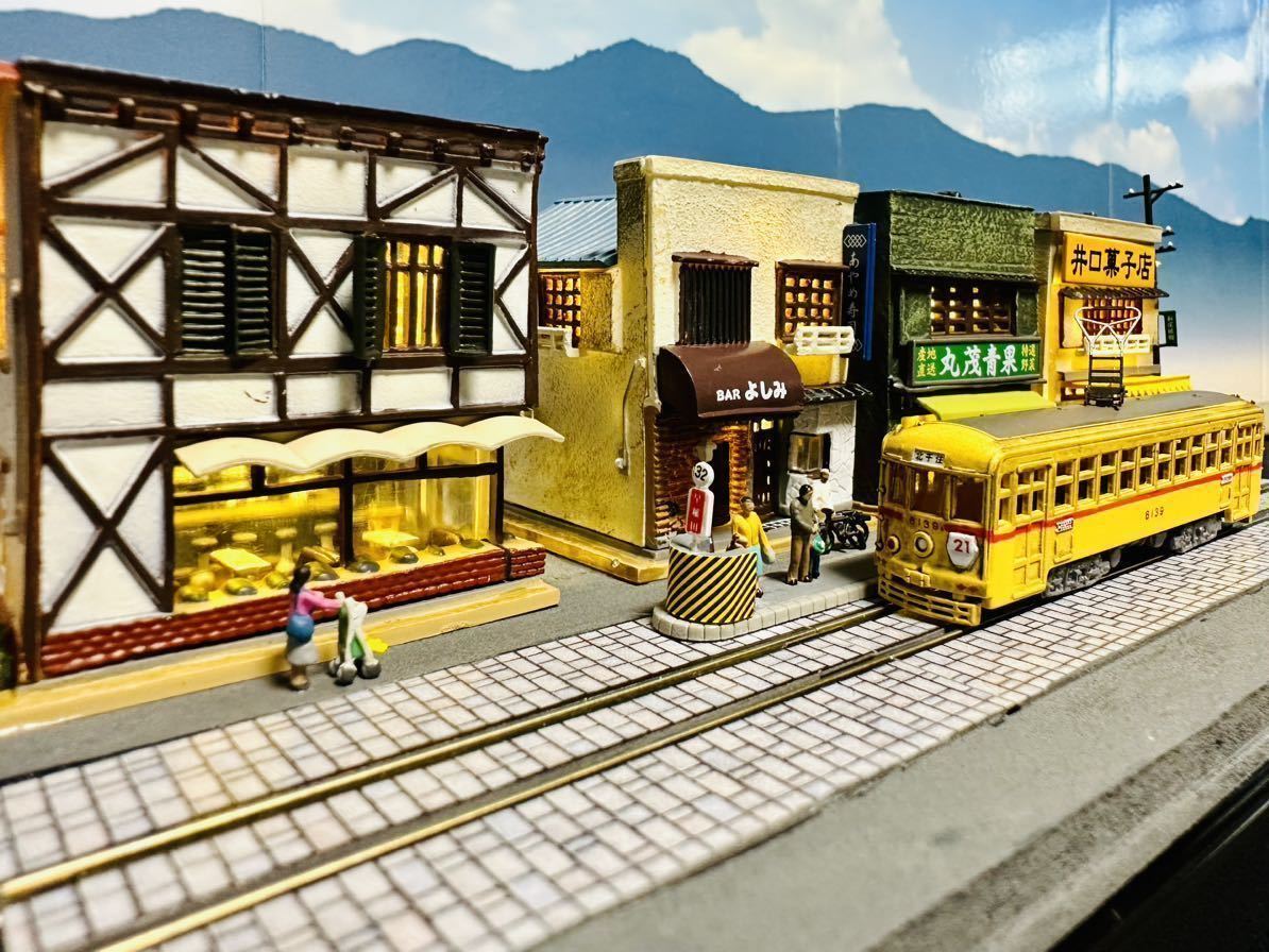 Yahoo!オークション - 都電付 走行可能 鉄道模型 Nゲージ ジオラマ 昭