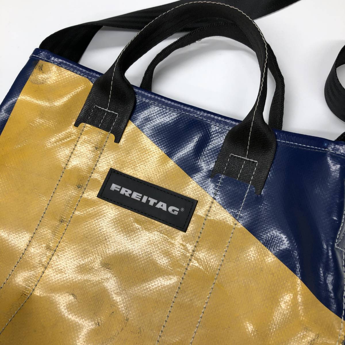 FREITAG フライターグ バッグ 2WAY ブルー マスタード トート