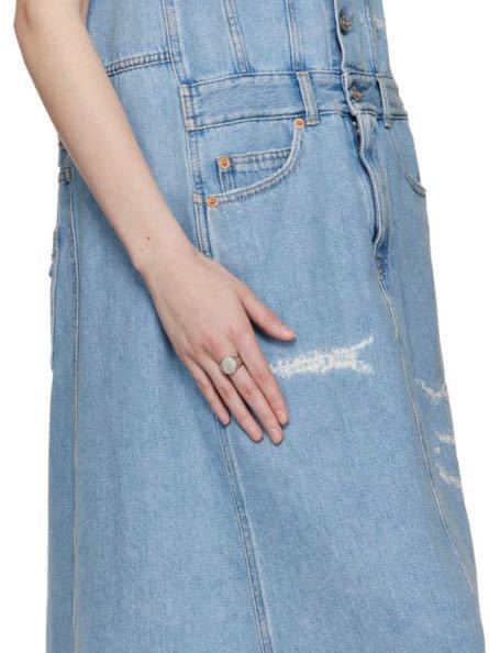 5新品 メゾンマルジェラ MM6 シュバリエ リング シルバー 23SS size 5