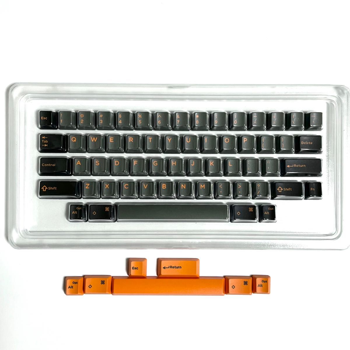 HHKB キーキャップ オレンジ キートップセット Domikey 67｜Yahoo