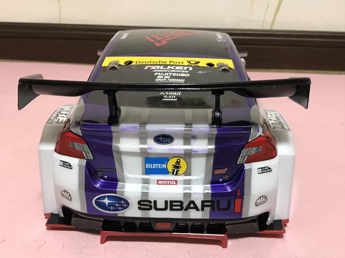 送料無料 1/10 タミヤ スバル WRX STI NBR チャレンジ ラジコンボディ