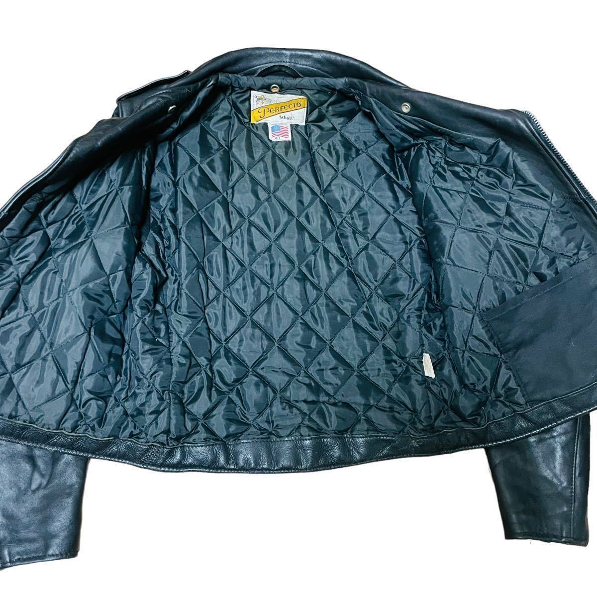 美品】希少 Schott ライダースジャケット ワンスター 90's N Y C 618