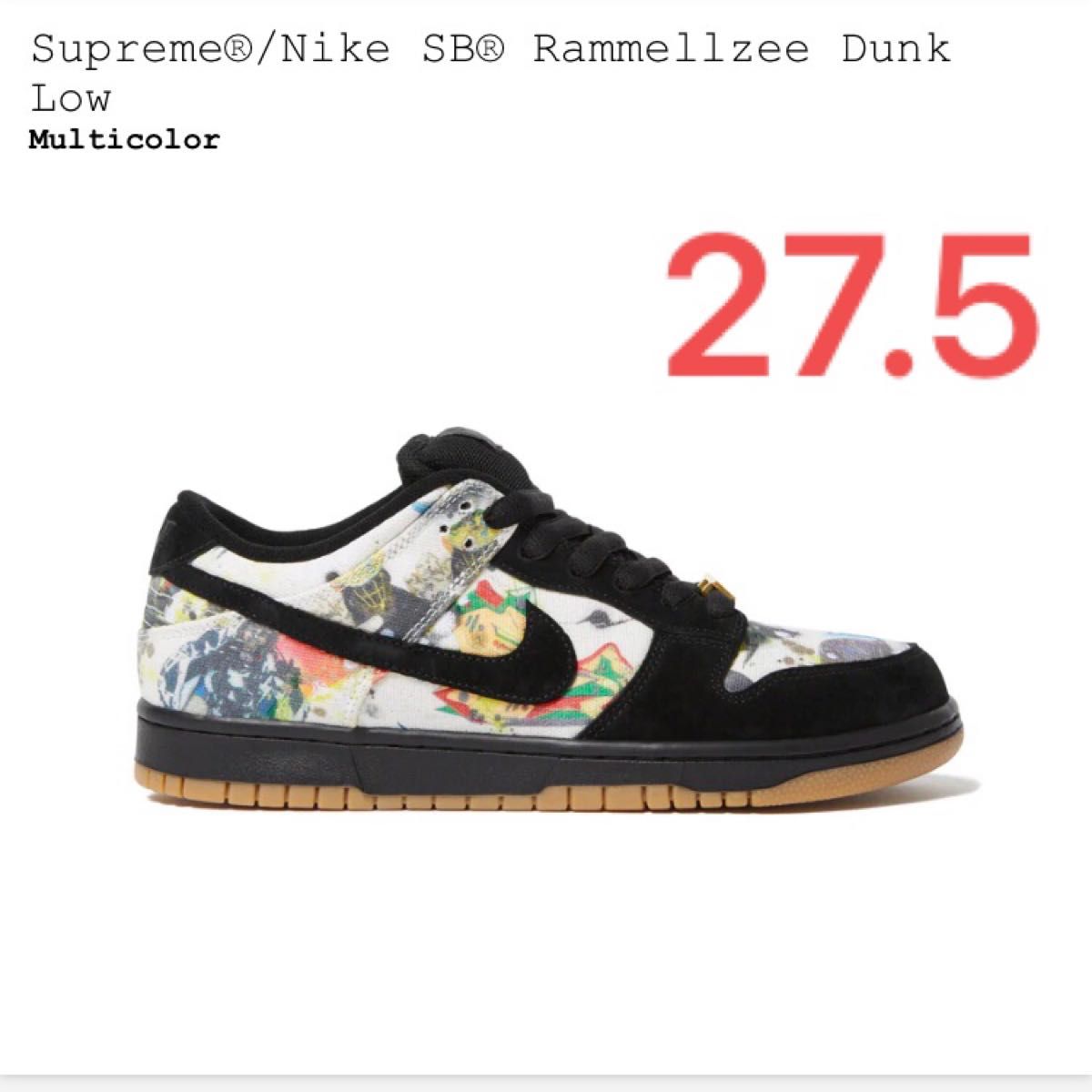 Supreme × Nike SB Dunk Low Rammellzee 27 5｜Yahoo!フリマ（旧PayPay