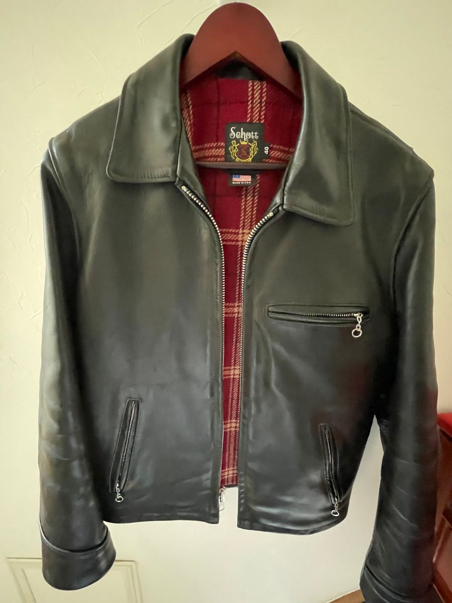 Schott シングルライダース 革ジャン 6103us ホーウィンレザー｜Yahoo