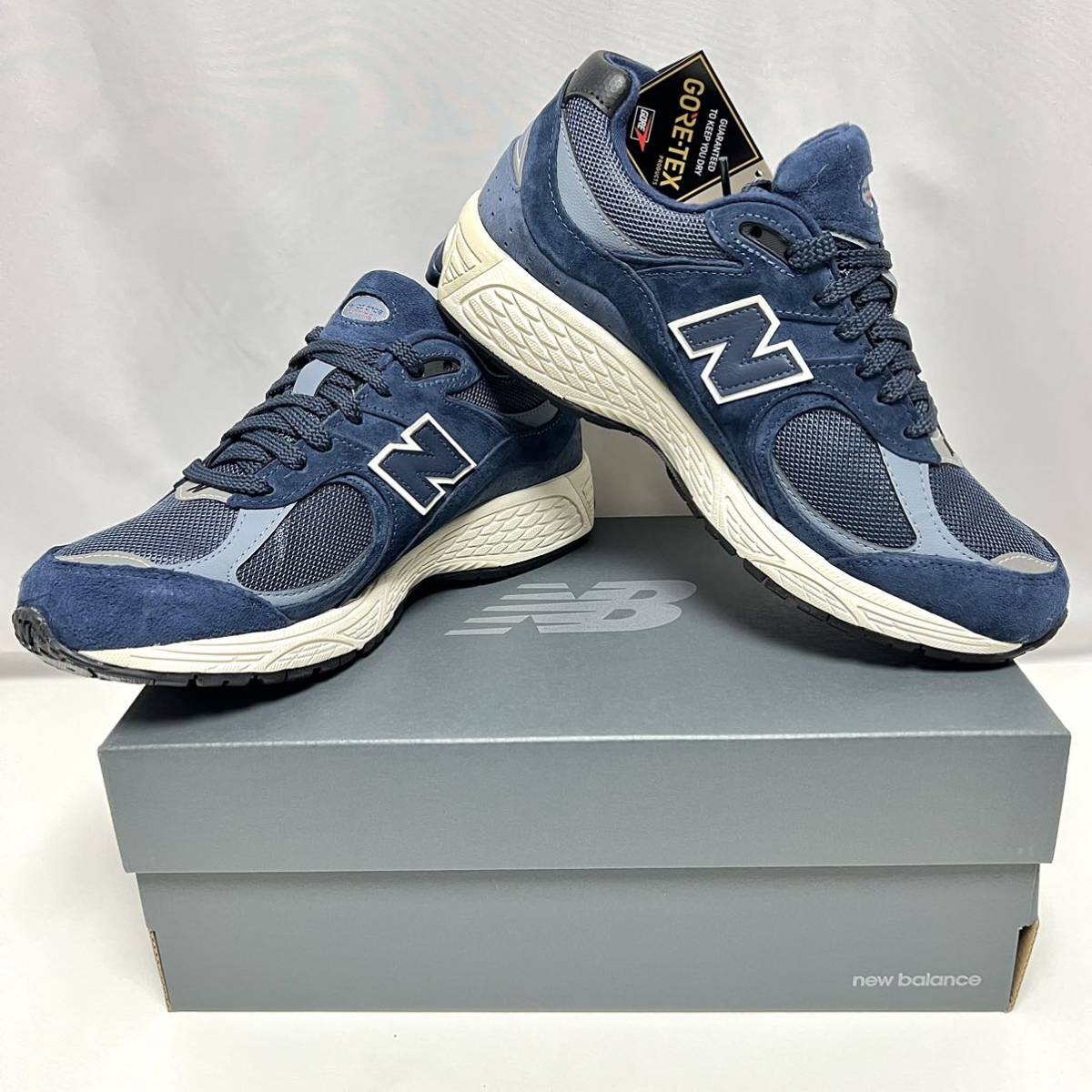 27 5cm 新品 2002R ゴアテックス ネイビー GORETEX 防水 NEWBALANCE