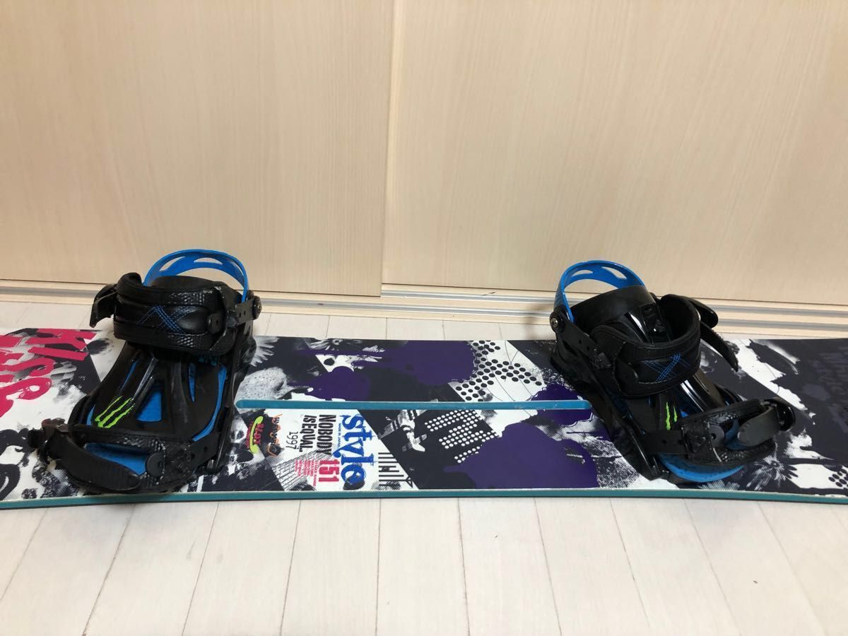 人気商品Kissmark スノーボード STYLE NOBODY ISEQUAL 151