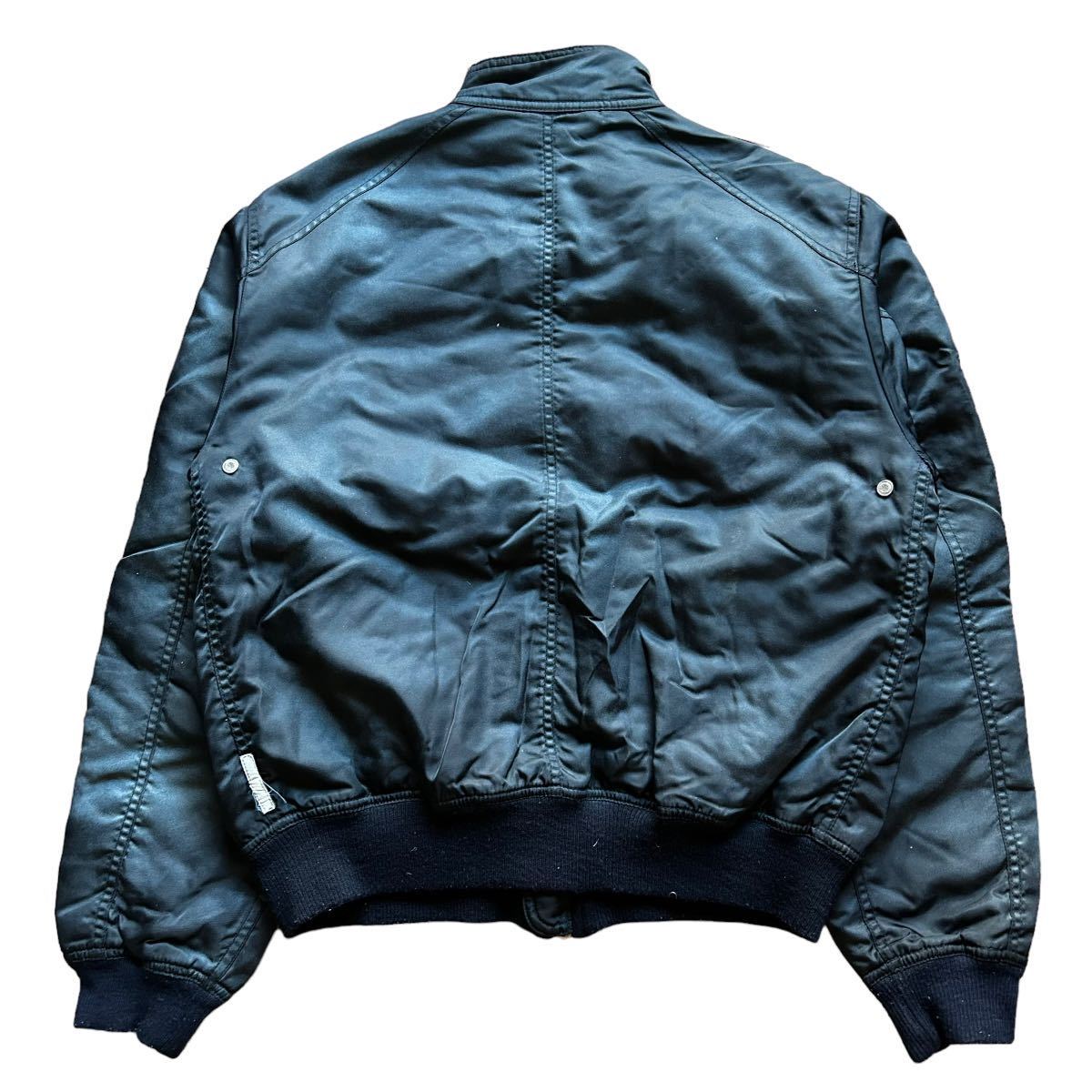 Yahoo!オークション - 90s ARMANI JEANS puffer bomber jacket archive