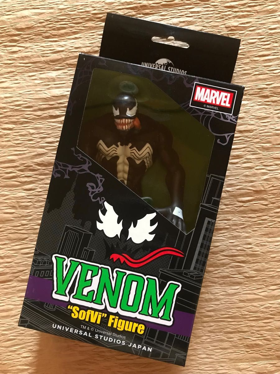 スパイダーマン/ヴェノム【USJ限定販売 】ソフビ2点【箱付き 】【撮影