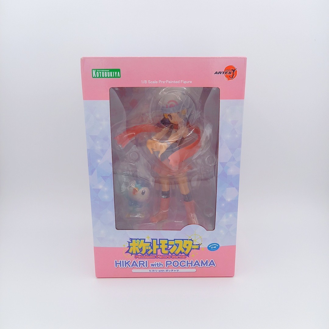極美品・色紙付き】ヒカリ with ポッチャマ ARTFX J コトブキヤ