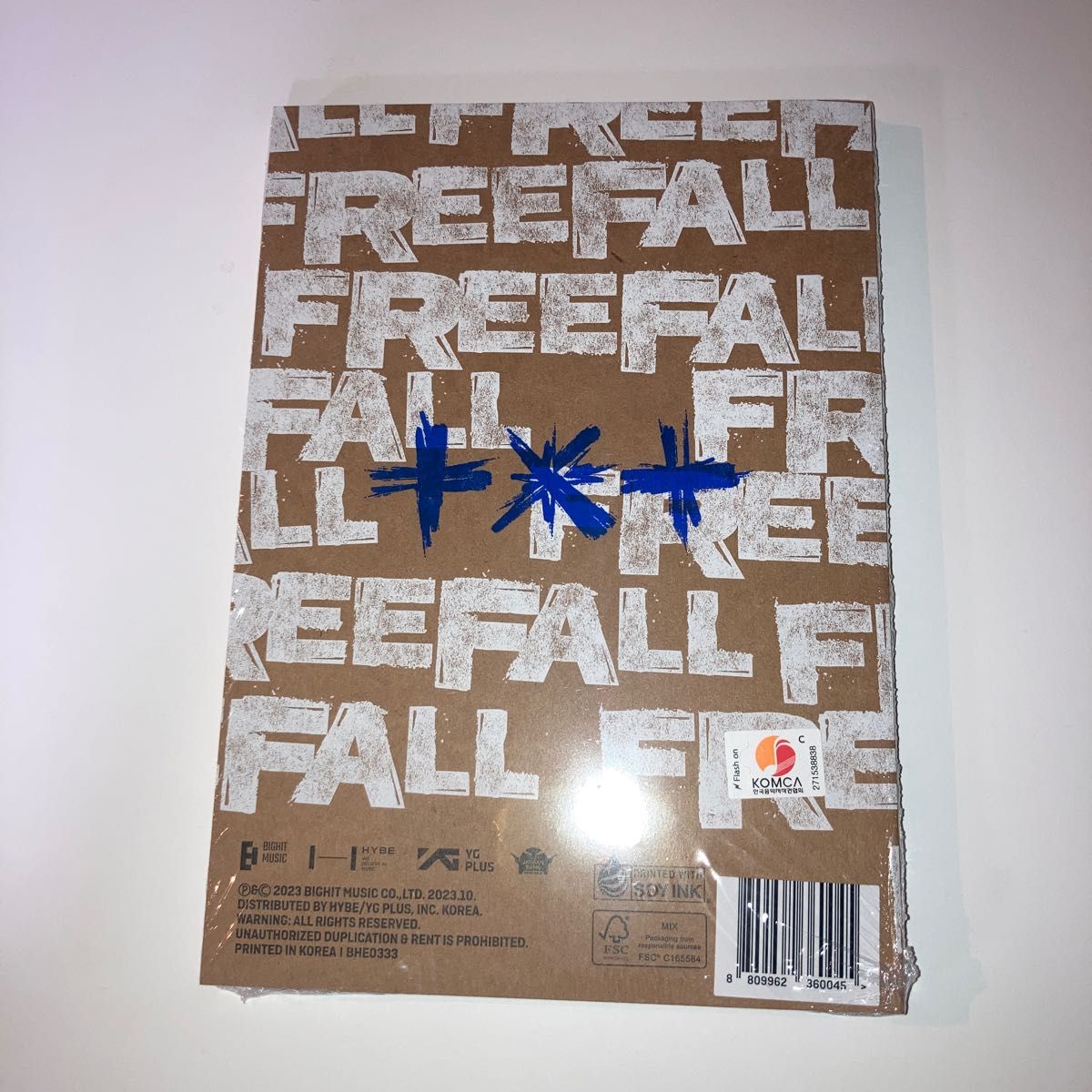 TXT FREEFALL GRAVITY ver 5枚セット 特典トレカ・キーホルダー付