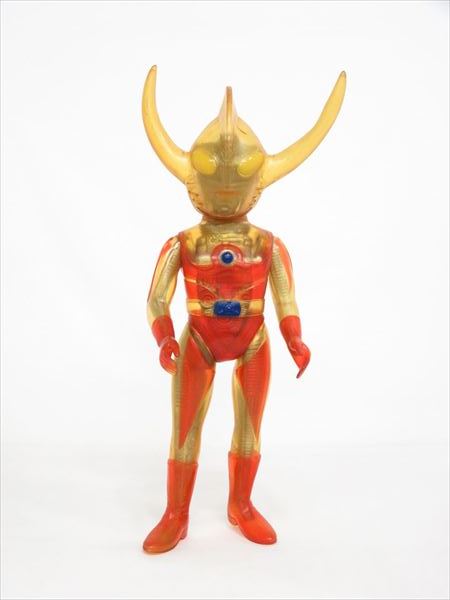 Yahoo!オークション - 当時物 ブルマァク ウルトラの父 ソフビ クリア