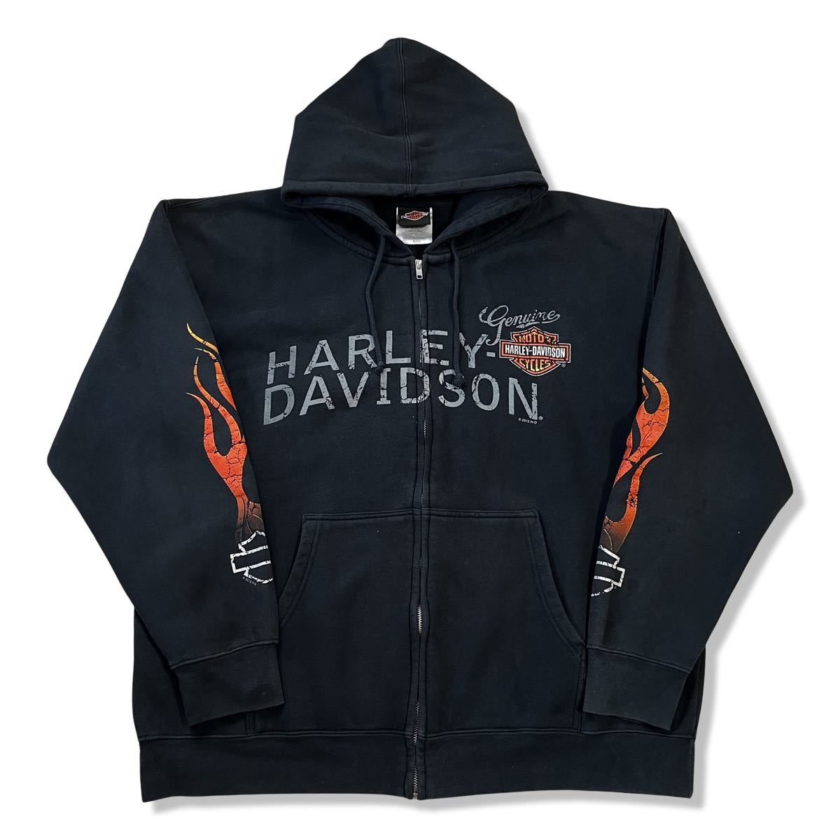 Harley-Davidson(ハーレーダビッドソン) ファイアーパターン ジップ