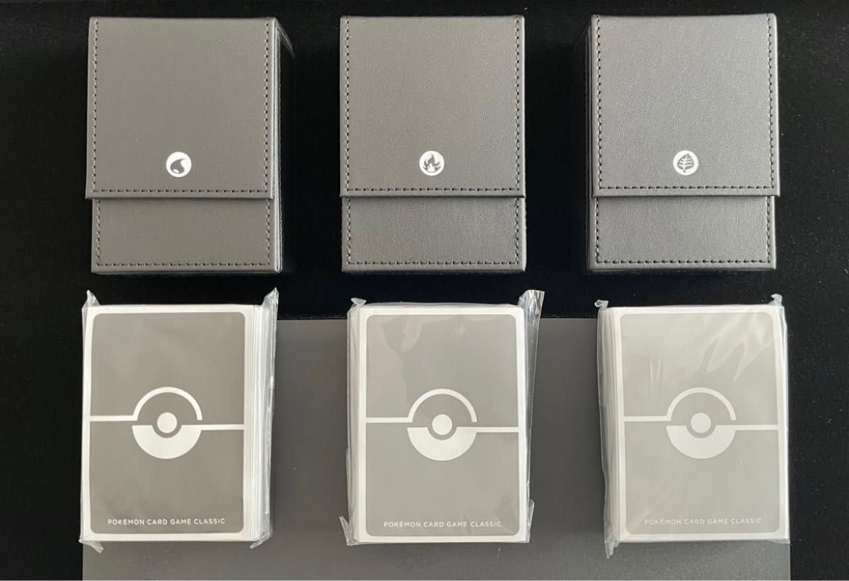 ポケモンカードclassic デッキ3種セット スリーブ デッキケース付き