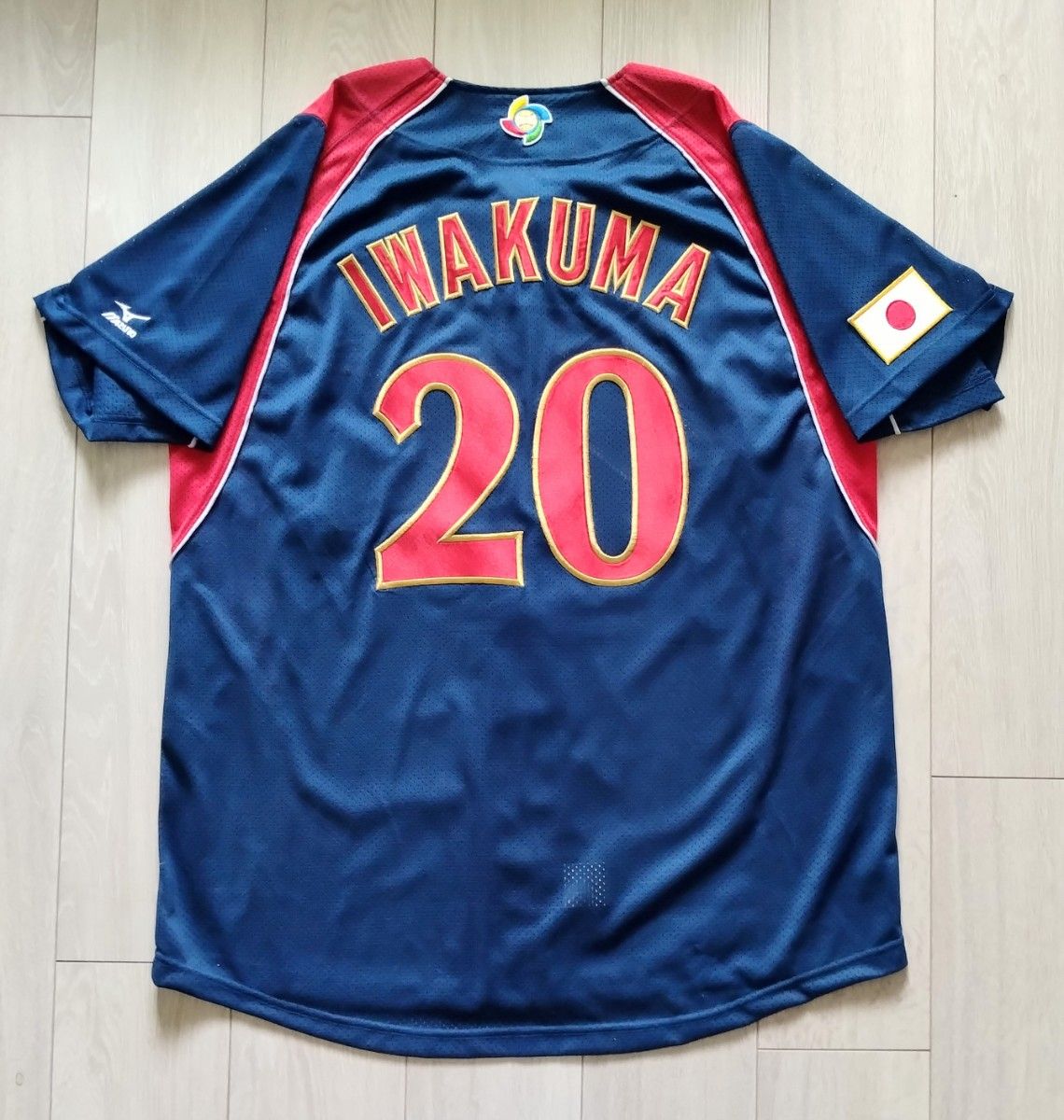 レア タグ付き】2009 WBC 岩隈 ビジター ユニフォーム ミズノ O-XO