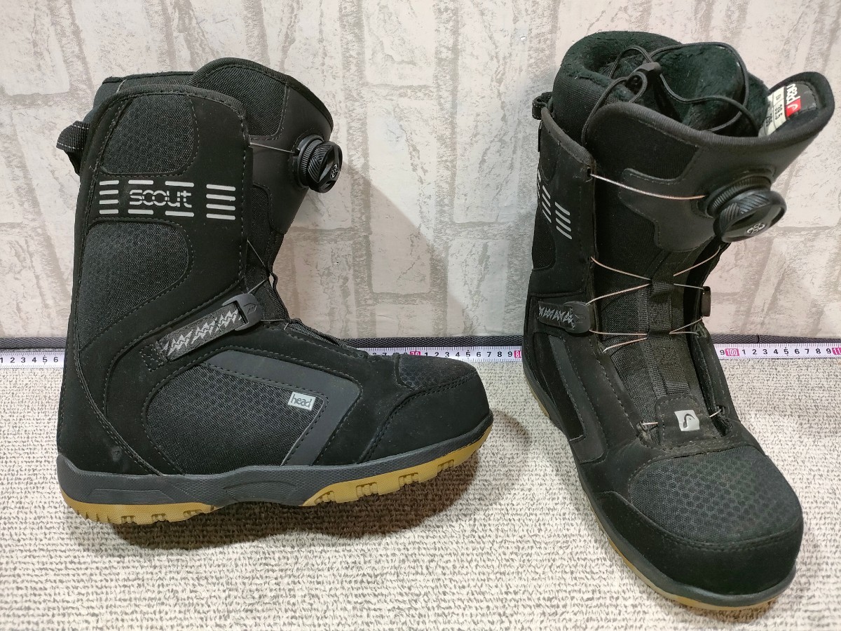 HEAD SCOUT PERFECT FIT COMFORT スノーボード ブーツ 25 5cm 中古