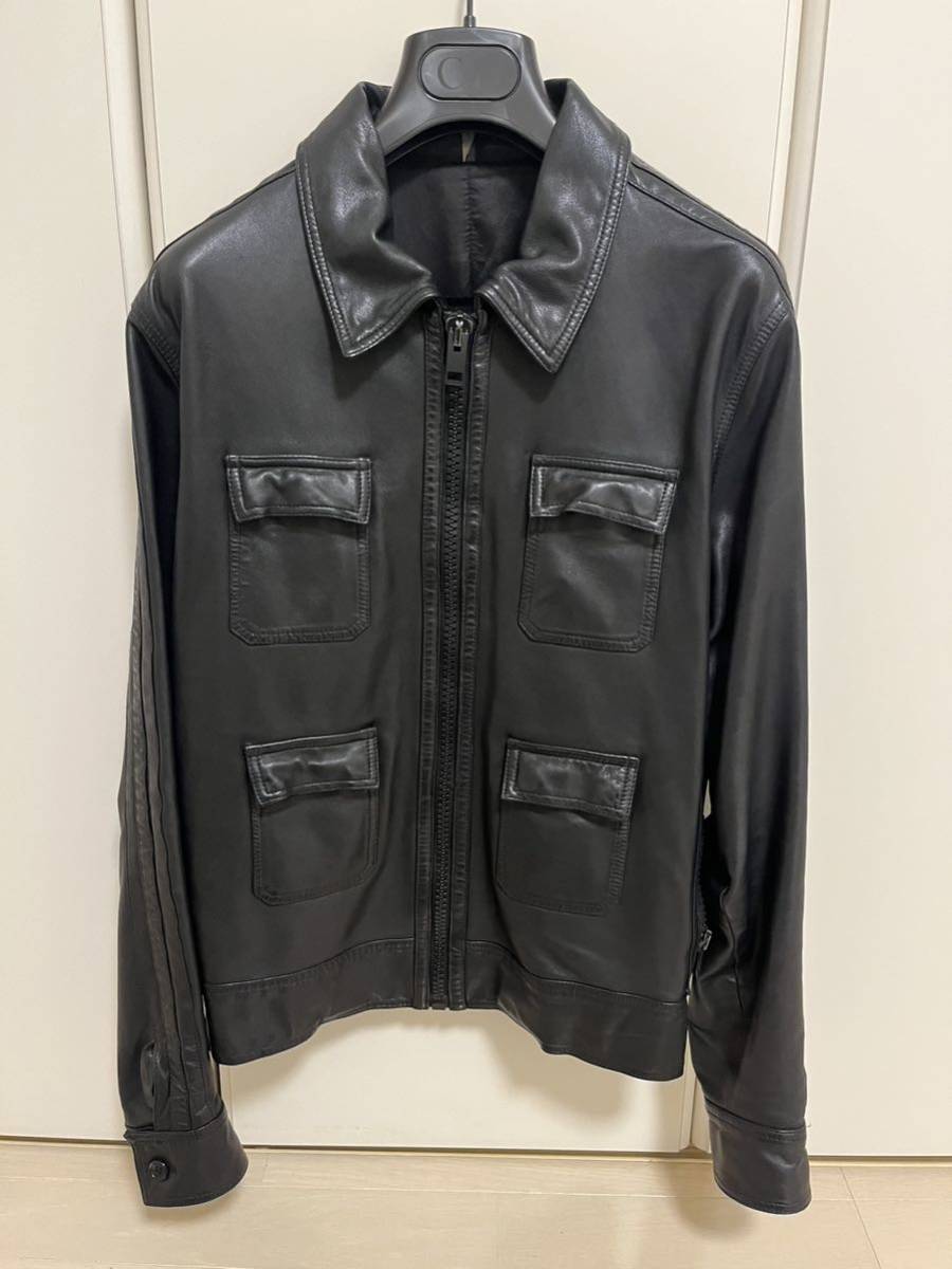 Yahoo!オークション - diorhomme ディオール2005ss エディレザー 4ポケ