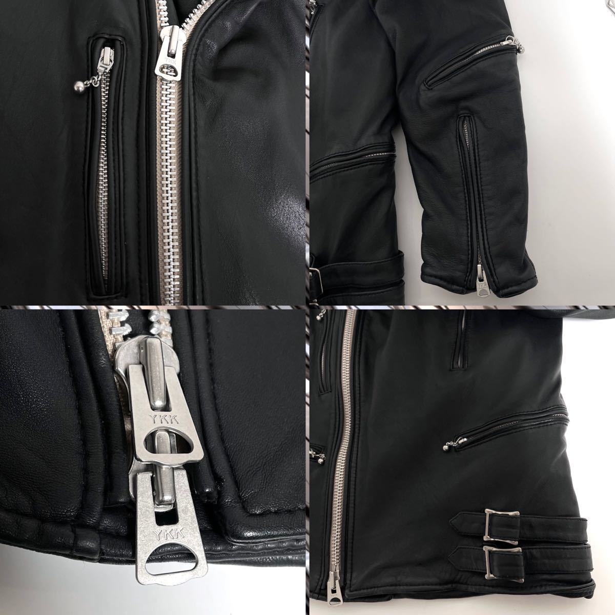 nano universe ナノユニバース VINTAGE DOUBLE RIDERS レザー ダブル
