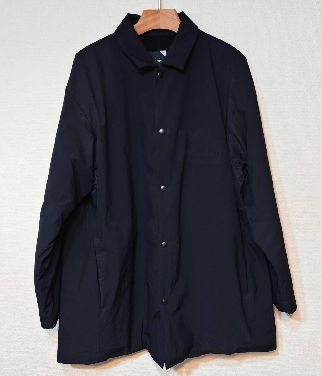 定価 6 4万 ATON エイトン 21AW asako nylon long coach jacket men