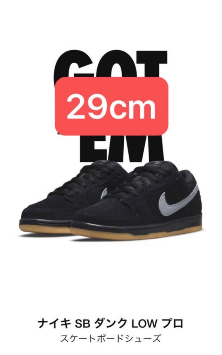 29 cm / Nike SB Dunk Low Pro Black Fog / ナイキ SB / BQ6817-010