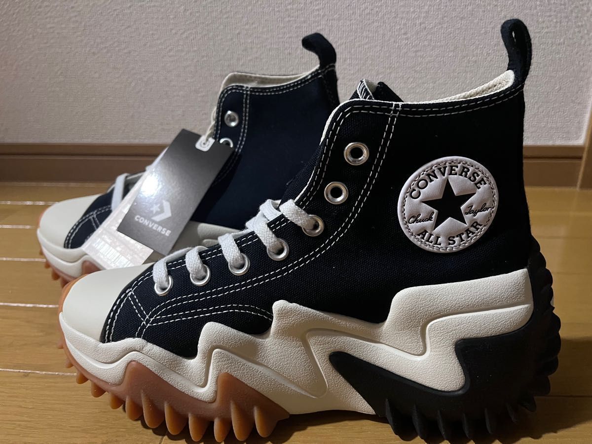 新品未使用】厚底コンバース ランスター モーション ブラック 24 0cm