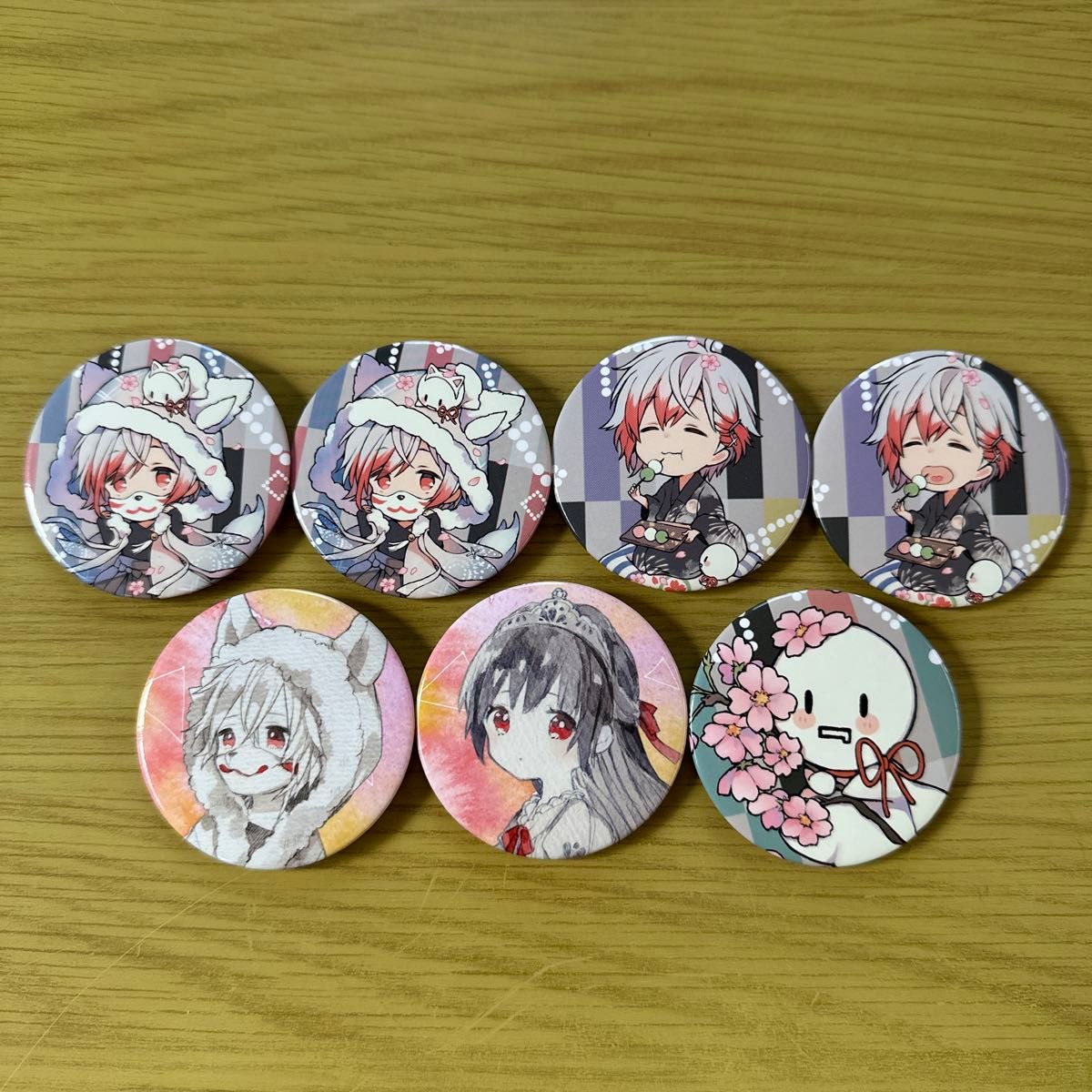 まふまふ缶バッジ ひきライ 7個セット｜Yahoo!フリマ（旧PayPayフリマ）