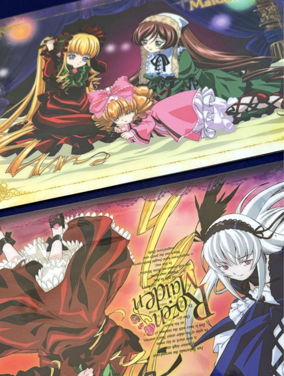 新品未使用】Rozen Maiden/ローゼンメイデン/下敷き/真紅・雛苺翠・星