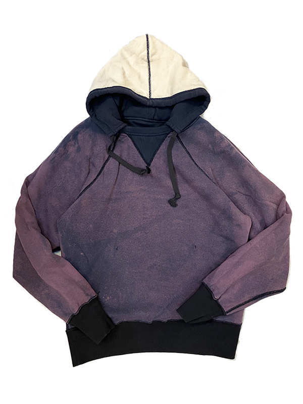 新品未使用 スリーフェイス THREE FACE AFTER HOODIE 両面V ガゼット
