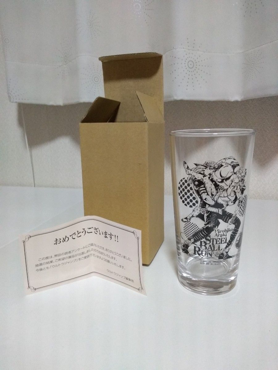 当選品 ジョジョの奇妙な冒険 7部 スティール・ボール・ラン グラス