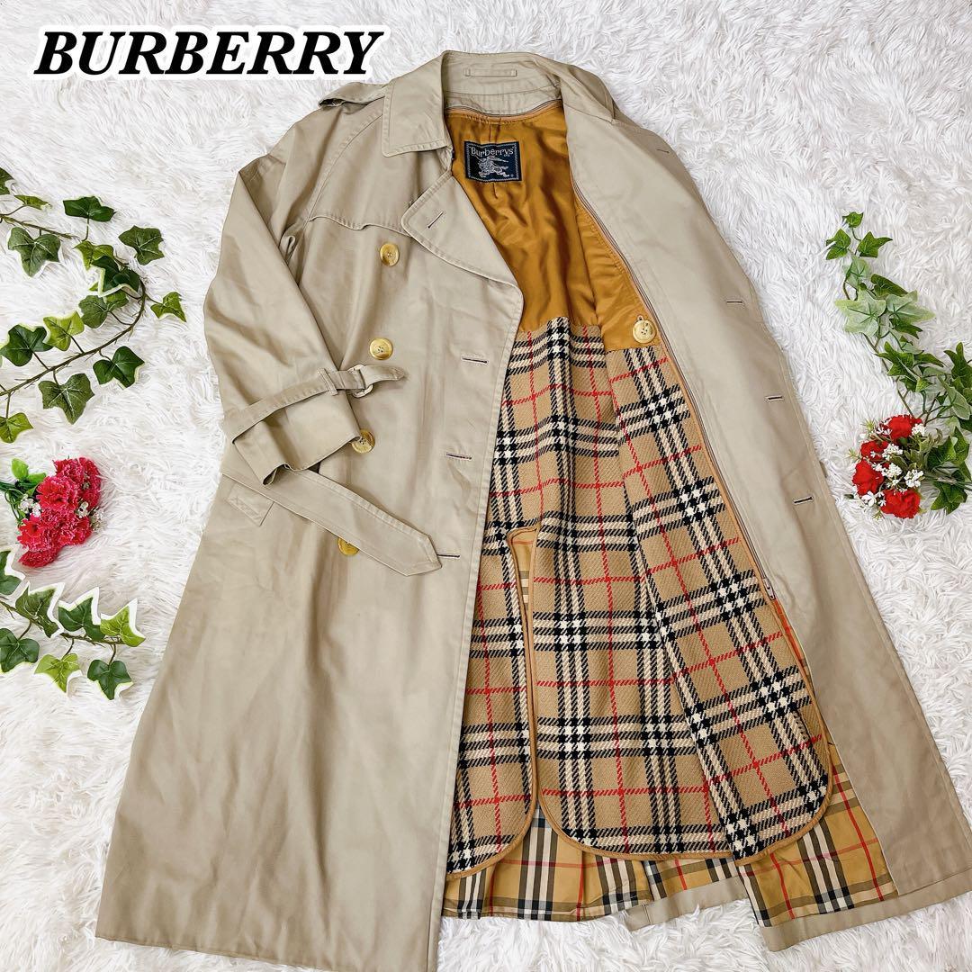 送料無料 BURBERRY バーバリー トレンチコート ライナー ベルト付 ノバ