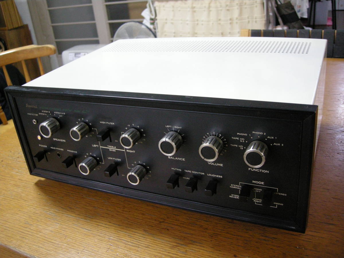 SANSUI サンスイAU-777 プリメインアンプ整備品-–日本Yahoo!拍賣