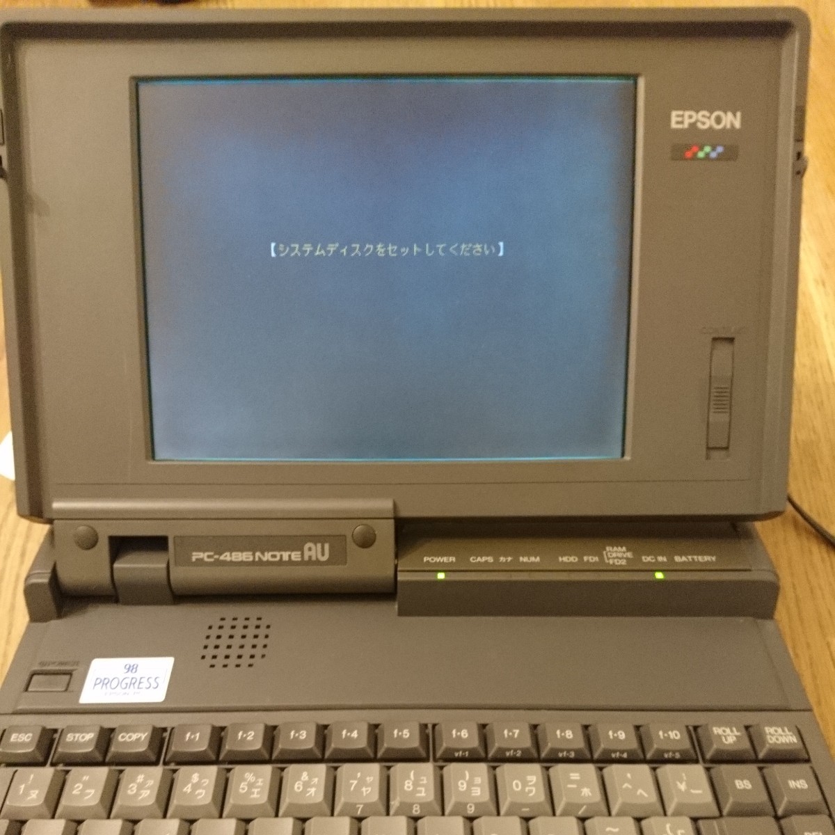 Yahoo!オークション - EPSON PC-486 NOTE AU