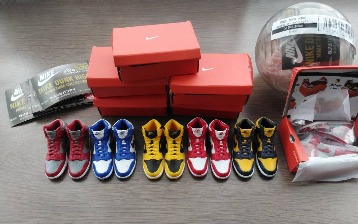 Yahoo!オークション - NIKE dunk high miniature collection 7個セット