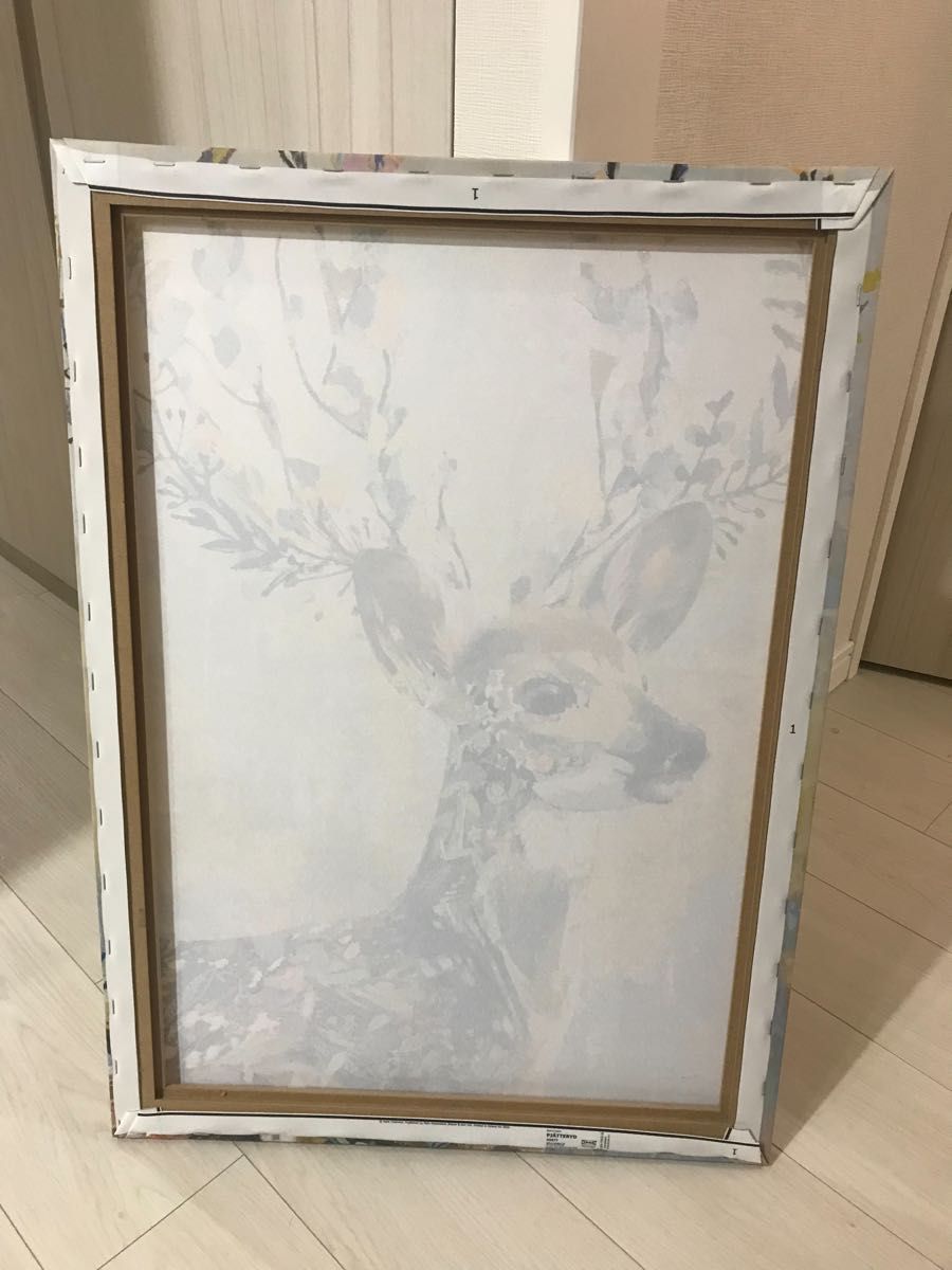 IKEA イケアPJATTERYD プィエッテリード 鹿の絵 2枚セット｜Yahoo