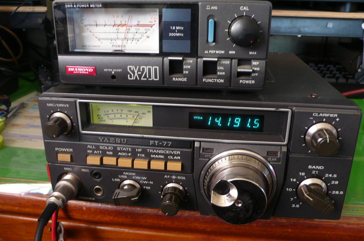 Yahoo!オークション - YAESU FT-77 送受信出来ましたが 難ありジャンク