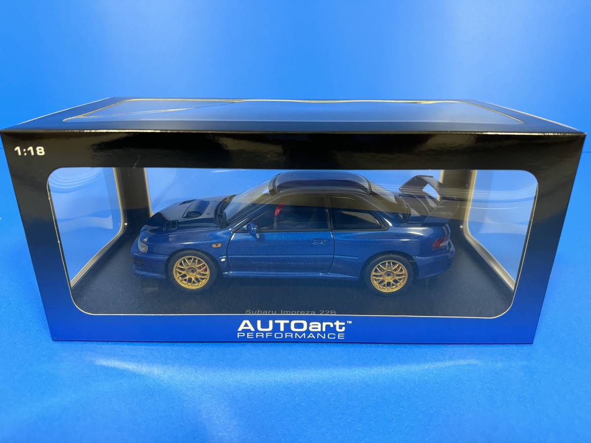 Yahoo!オークション - オートアート 1/18 スバル インプレッサ 22B Aut