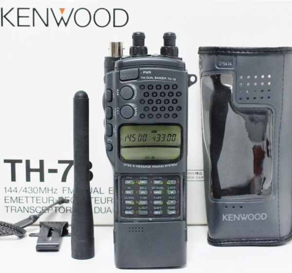 Yahoo!オークション - KENWOOD TH-78 デュアルバンド 144/430MHz オプ