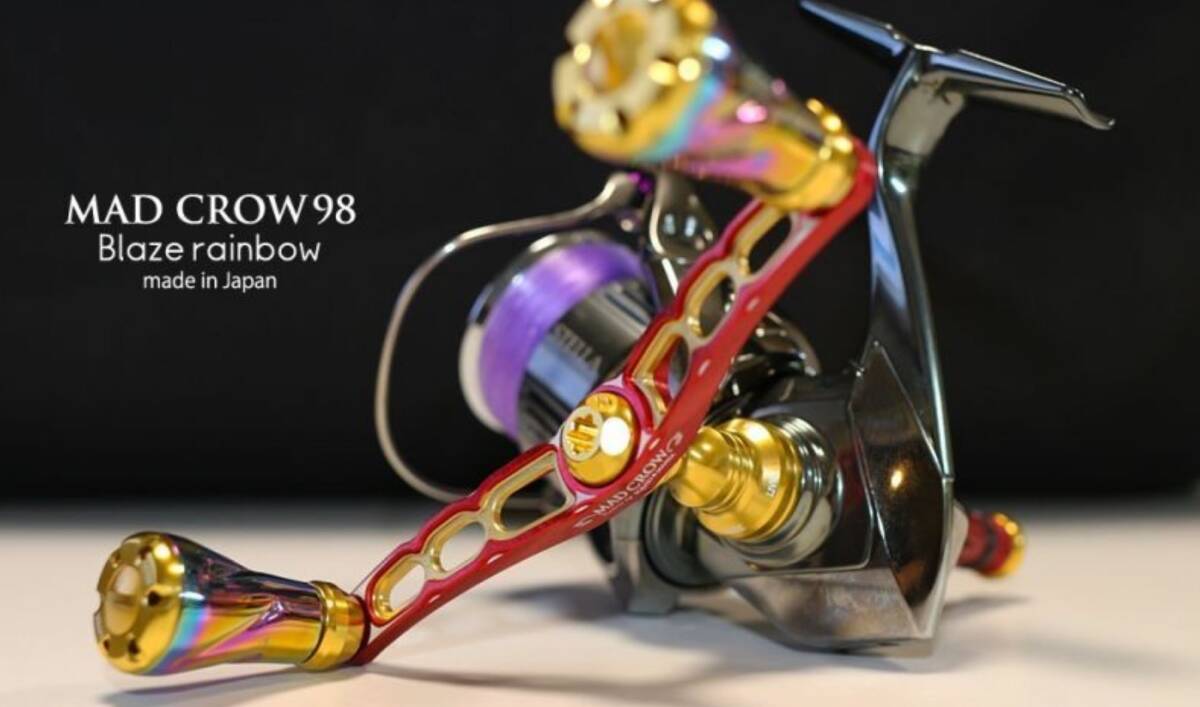 新品未使用 Squidmania スクイッドマニア MAD CROW 98 Wアルマイト加工