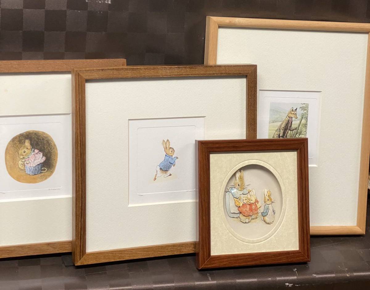 Yahoo!オークション - 真作 ピーターラビット 銅版画 デコパージュ ま
