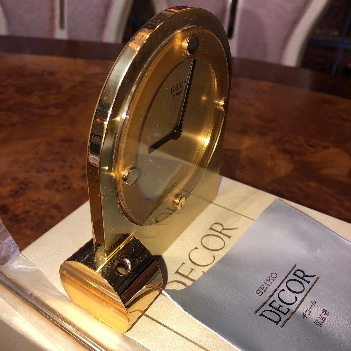 送料込み新品未使用 SEIKO DECOR 最高級置き時計デコール セイコー