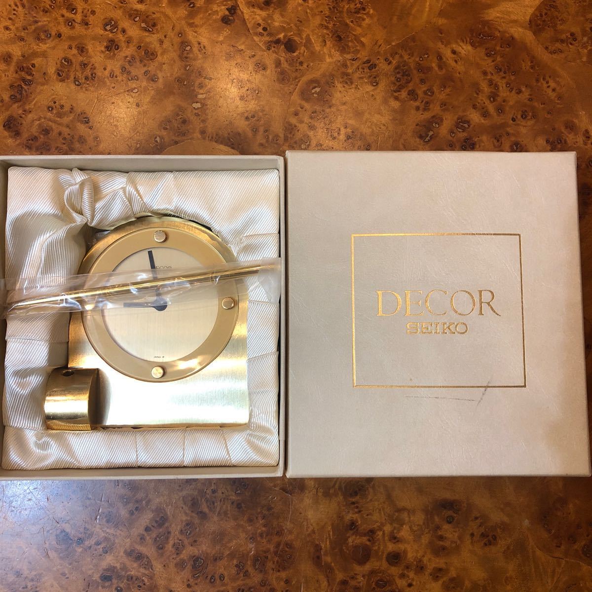 送料込み新品未使用 SEIKO DECOR 最高級置き時計デコール セイコー