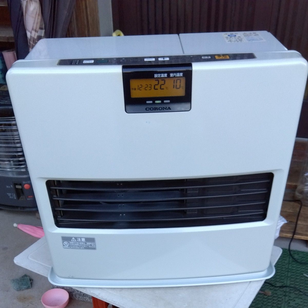 動作品 CORONA 石油ファンヒーター FH-EX5710BY(W) □コロナ石油ファン