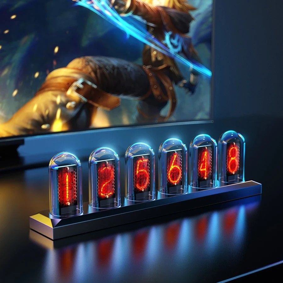 ニキシー管時計 ニキシー管風 IPS液晶 IPStube H401｜Yahoo!フリマ（旧