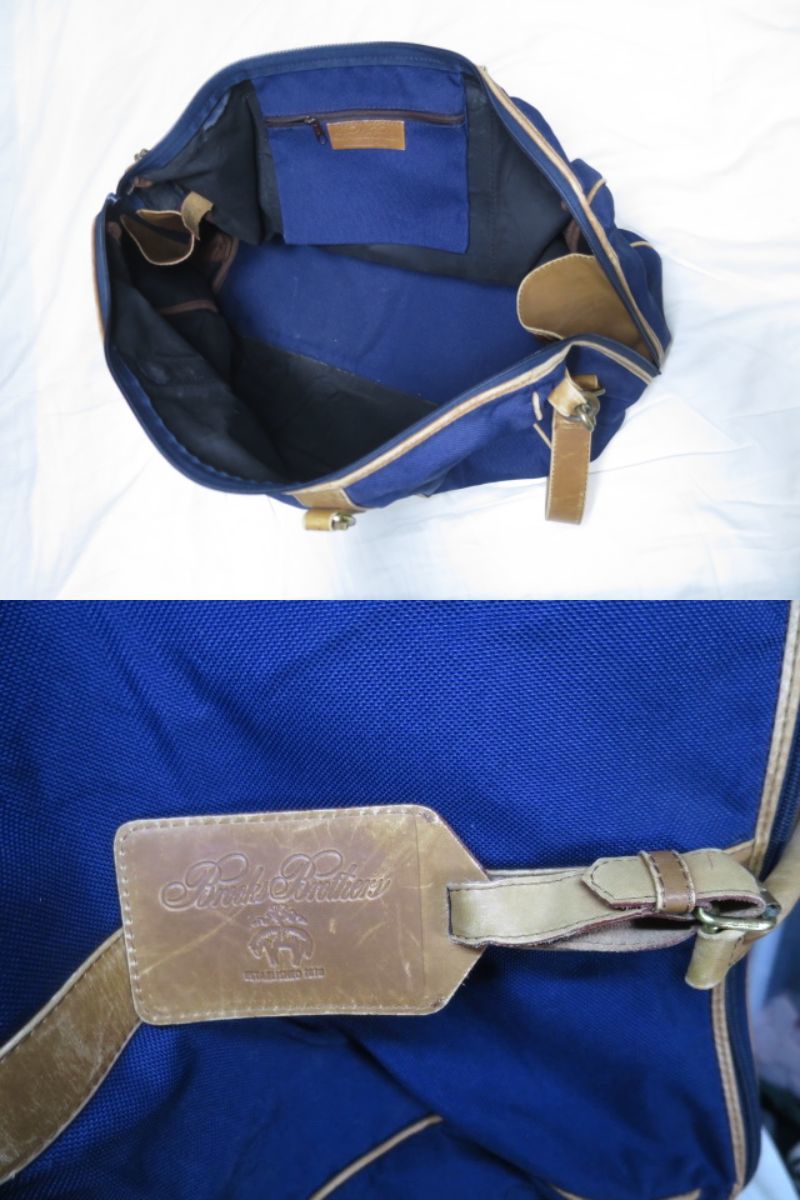 ブルックスブラザーズ BROOKS BROTHERS レザー × ナイロン 2WAY